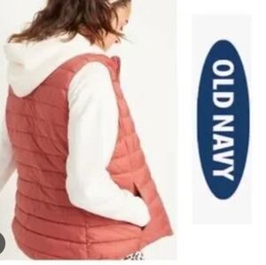 Old Navy Active Narrow Channel Puffer Vest Wmns Sz M